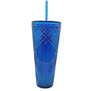 Starbucks Holiday Azure Blue Jewel 24oz Tumbler‎